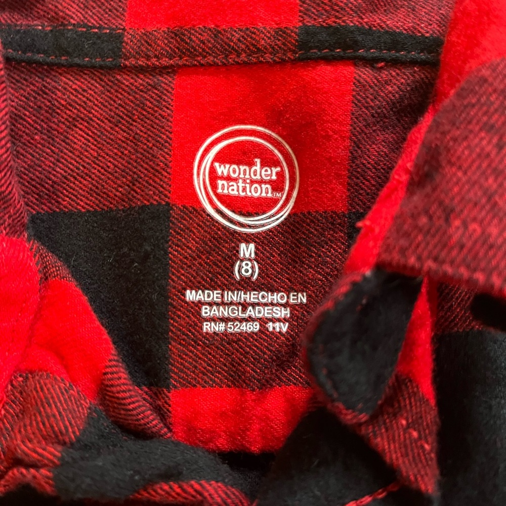 Boys flannel shirt